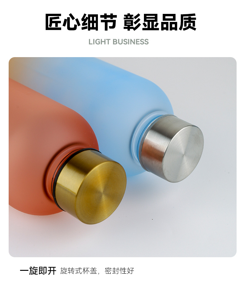 高颜值塑料杯户外大容量便携运动瓶夏季男女学生太空杯健身水壶详情10