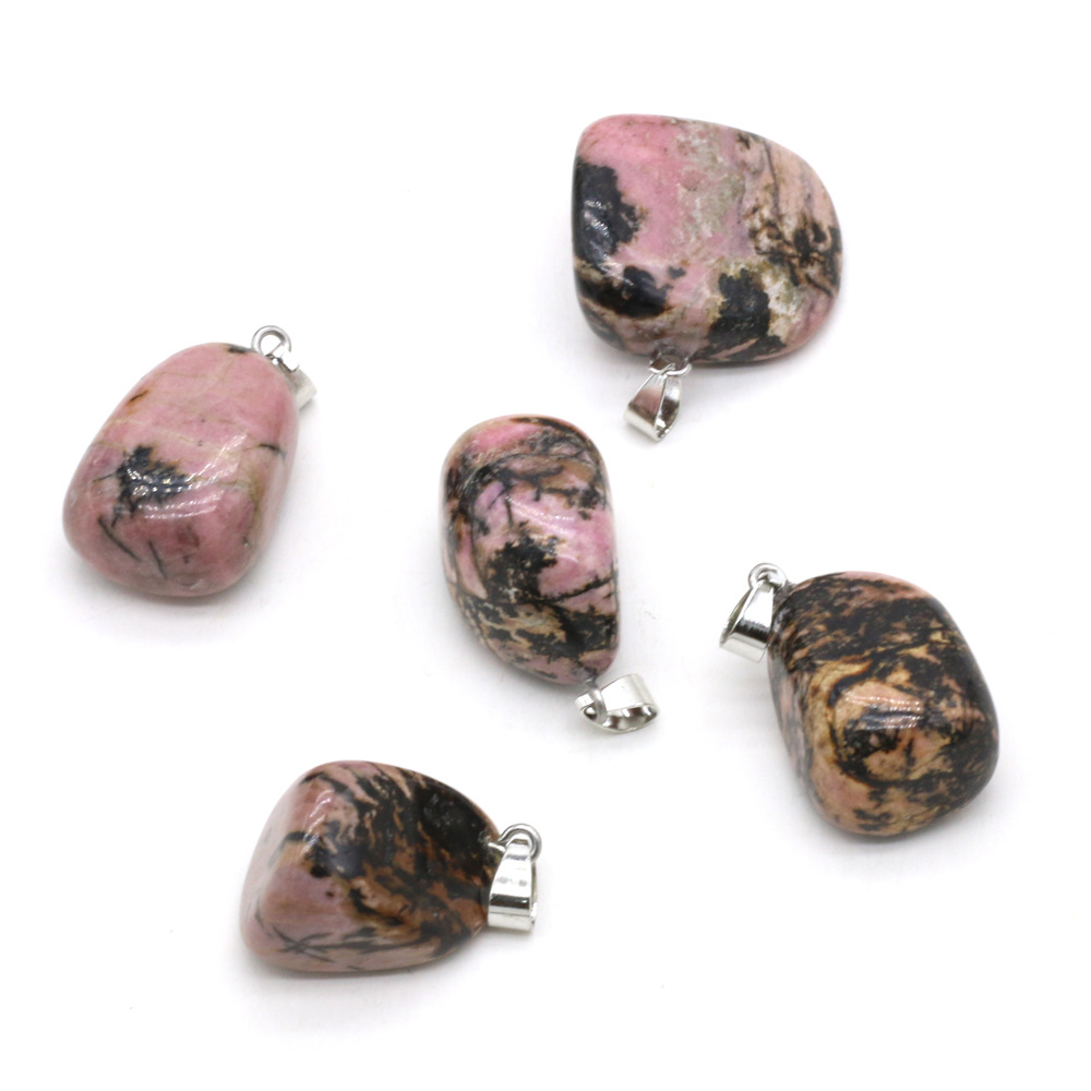 Cross-border exquisite natural stone irregularly shaped pendants, DIY jewelry accessories, handcrafted earrings and necklaces, wholesale and production pic 14