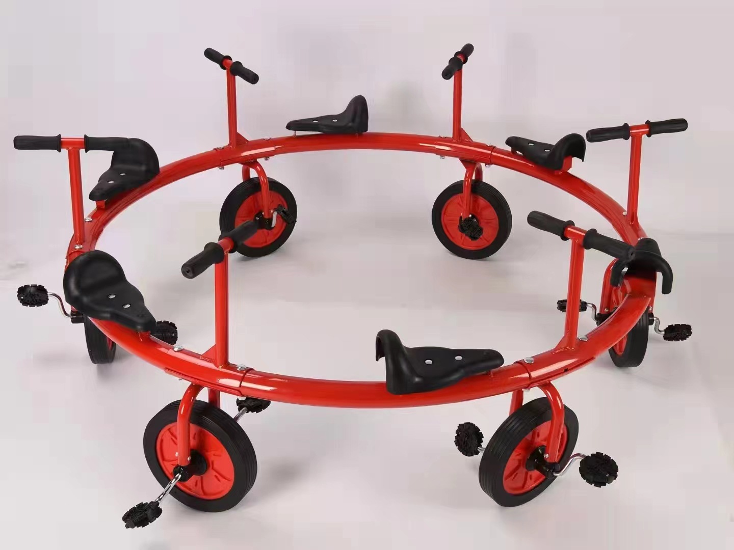 跨境幼儿园儿童三轮车幼教多人脚蹬三轮车平衡车一件代发厂家直销详情15
