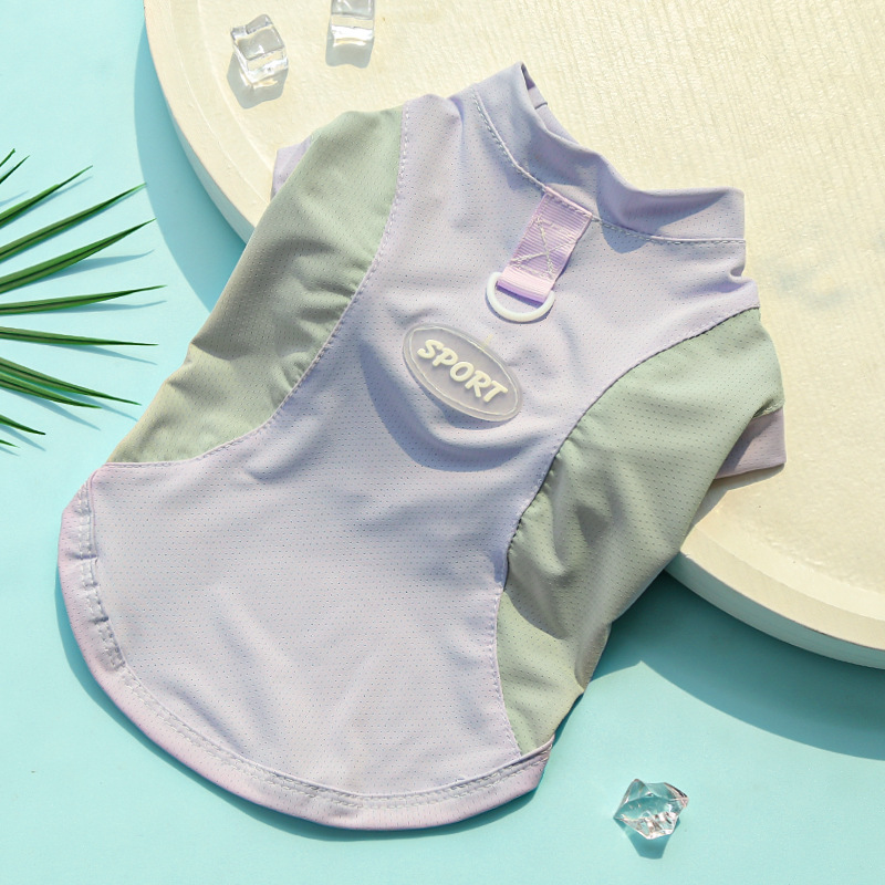 春夏季狗狗用品猫咪冰丝猫背心小中型犬外出防晒狗衣服宠物衣服详情12