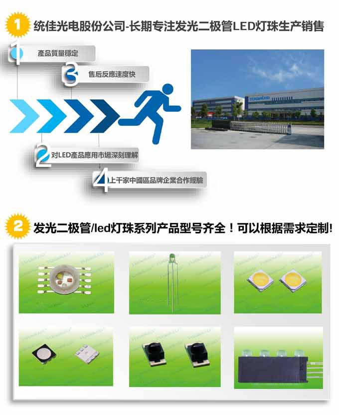 Taiwan Tongjia 3MM through-hole led beads F3, mist-like through-hole LED lights, through-hole red, yellow and green light-emitting diodes pic 3