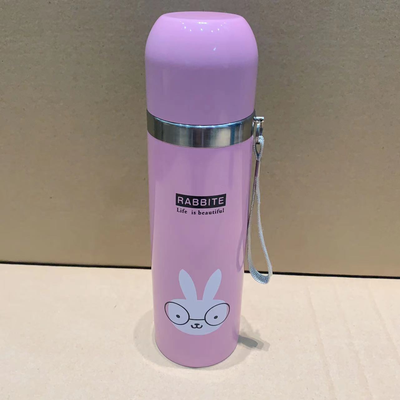 Camouflage insulated military training stainless steel vacuum sling in stock, gift cup, outdoor fitness 304 student bullet head pic 6