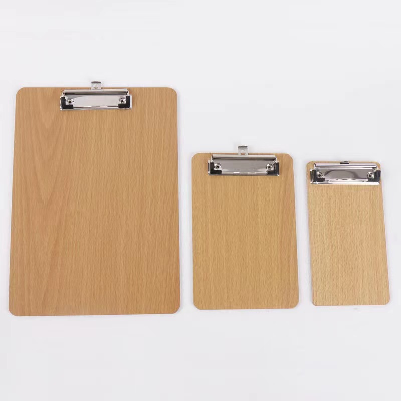 Factory direct sales of thickened A4 wooden boards with wooden writing pads, wholesale of test papers, materials and folders pic 3