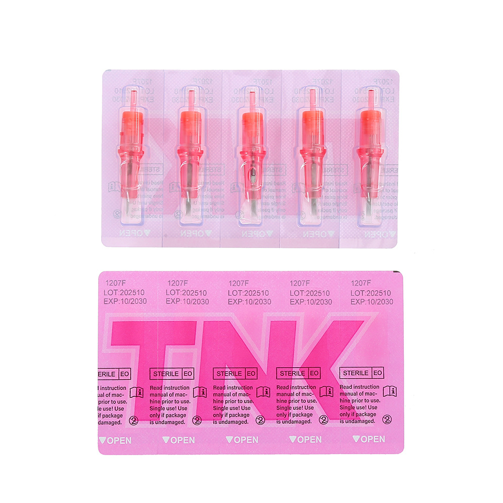 电流仪专用针纹身工具一次性纹绣针粉色纹眉针纹发纹头皮纹身针详情9