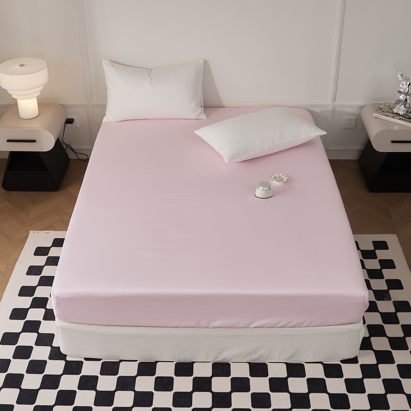 Single-piece quilt cover, pure cotton long-staple cotton bed sheet, bed cap, oversized quilt cover, skin-friendly single and double solid color bedding pic 101