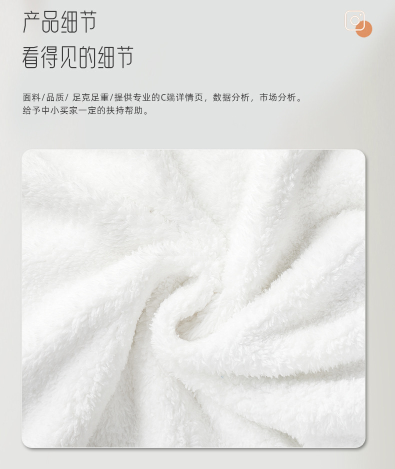泰迪熊卡通干发帽女吸水速干包头帽子洗头干发巾浴帽睡帽泰迪联名详情7