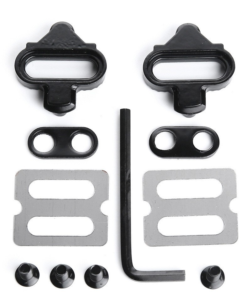 Bicycle outdoor cycling shoes lock plates, road mountain bike lock plates, light aluminum alloy road pedal cycling accessories pic 1