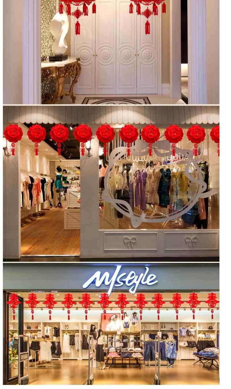 春节福字灯笼乔迁装饰客厅阳台结婚婚房喜字宫灯新年节日中国风详情8