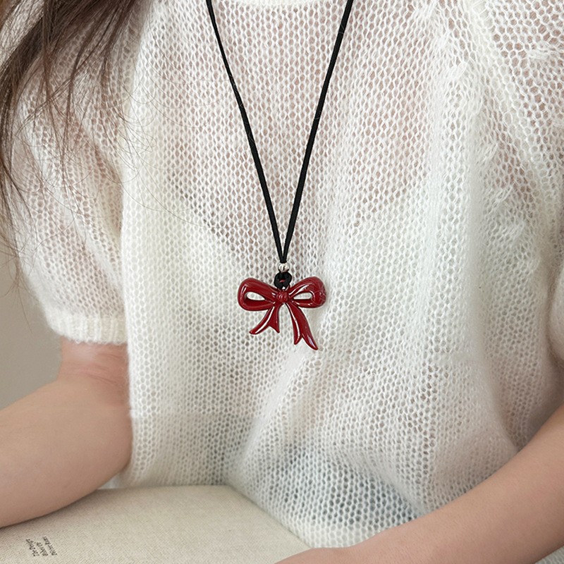 Maillard retro necklace for women, a new and niche Korean-style sweater chain, a fashionable autumn and winter versatile and high-end necklace for wholesale pic 26