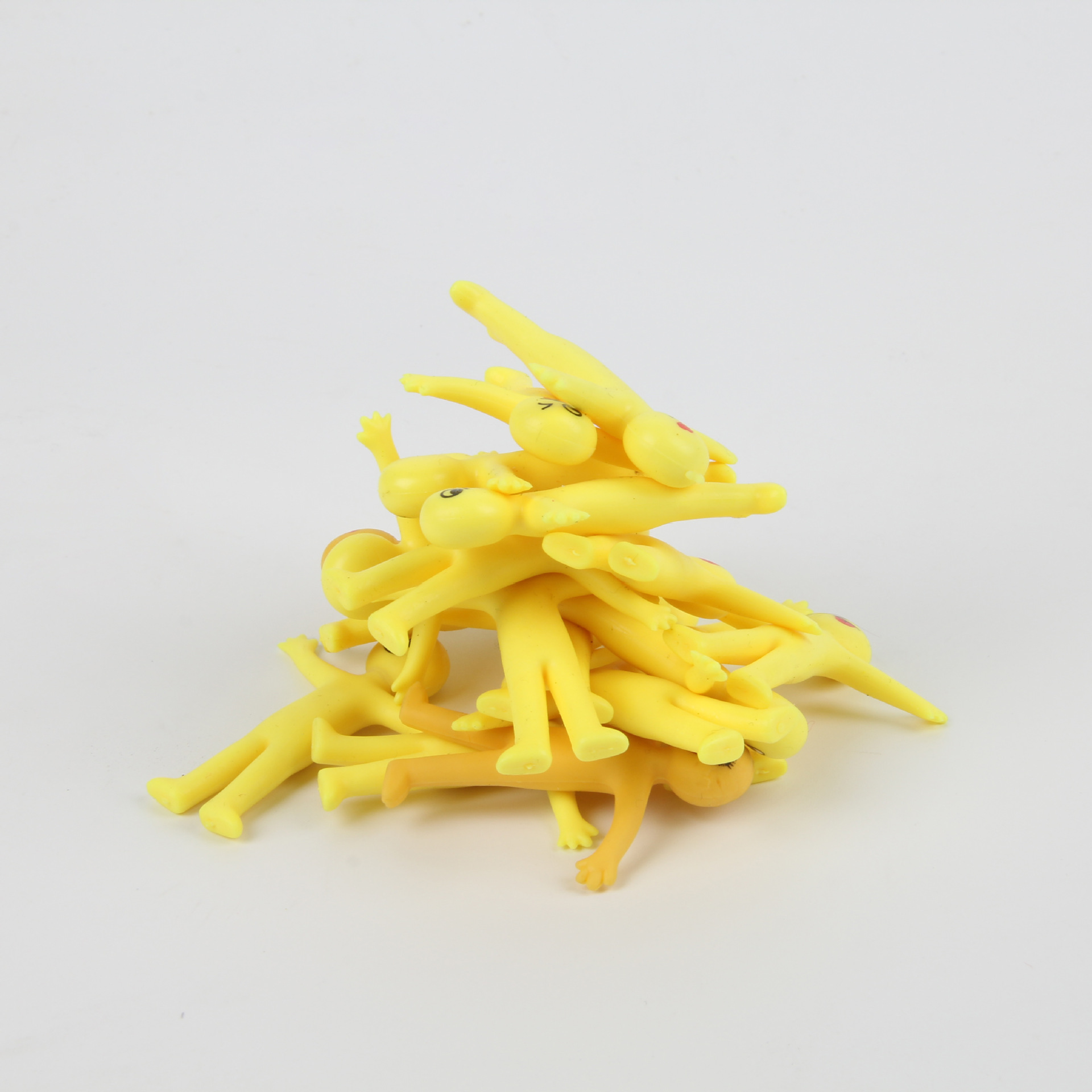 New and unique tpr elastic yellow figurine expression pulling release soft rubber creative Minion stress-relieving toy pic 16
