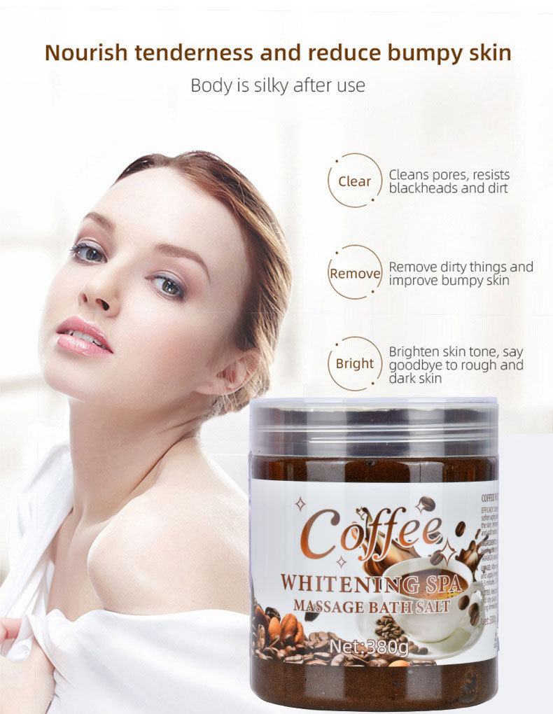 跨境Coffee阿拉比卡咖啡全身去角质留香磨砂膏盐ScrubShowerBath详情5