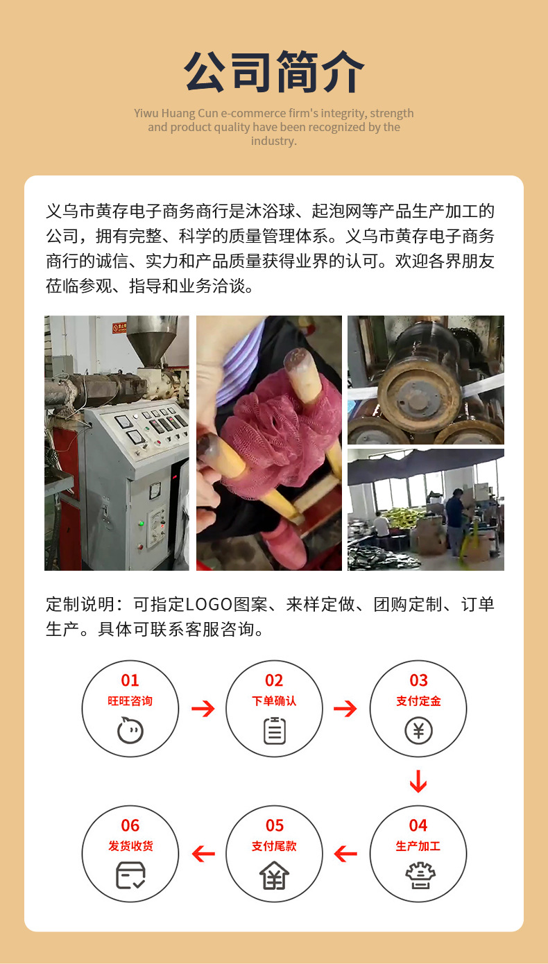 供应经典纯色沐浴球柔软浴花起泡洗澡泡澡泡泡浴不易散搓澡家用详情11