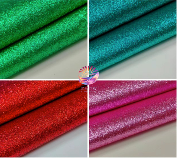 格利特PU皮革金葱闪粉反光面料珠光地毯箱包鞋材手机壳女装连衣裙时尚材质详情35