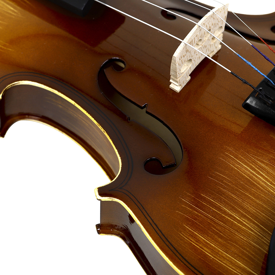 IRIN bright light Violin Solid wood Violin for adult beginners 4/4 Popularization violin, plywood violin manufacturer pic 14