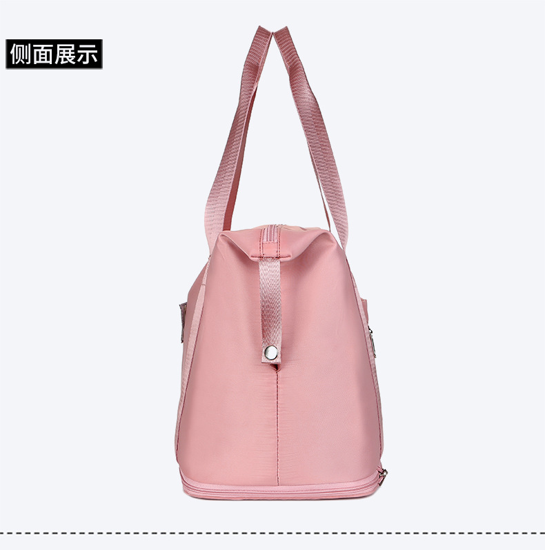 A new dry-wet separated luggage bag and a large-capacity multi-functional portable fitness bag that can be stored in a suitcase with a pull handle pic 26