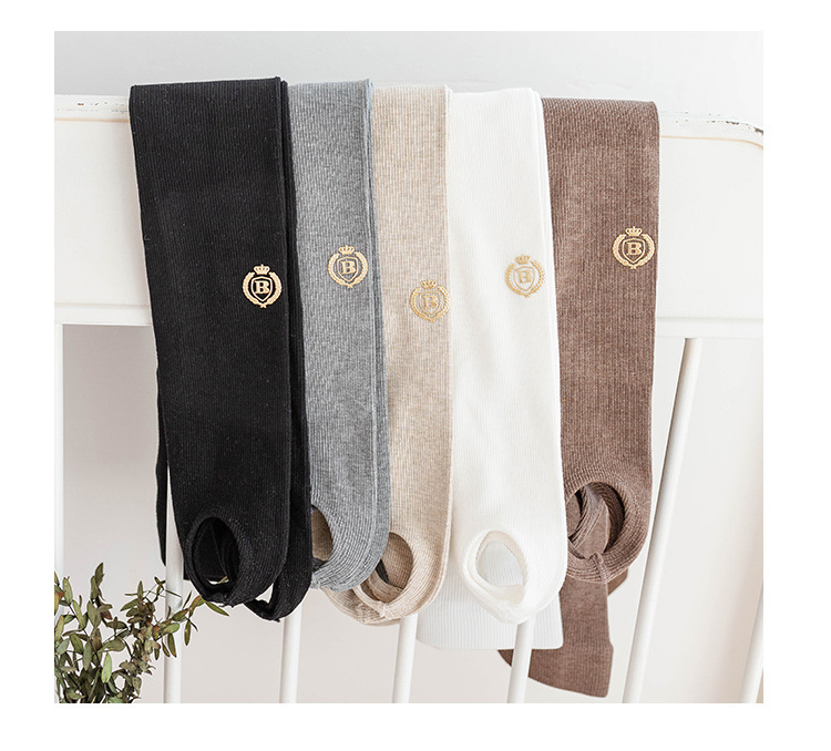 女童连裤袜春秋薄款外穿宝宝连袜踩脚配裙子韩版棉质婴儿童打底裤详情18