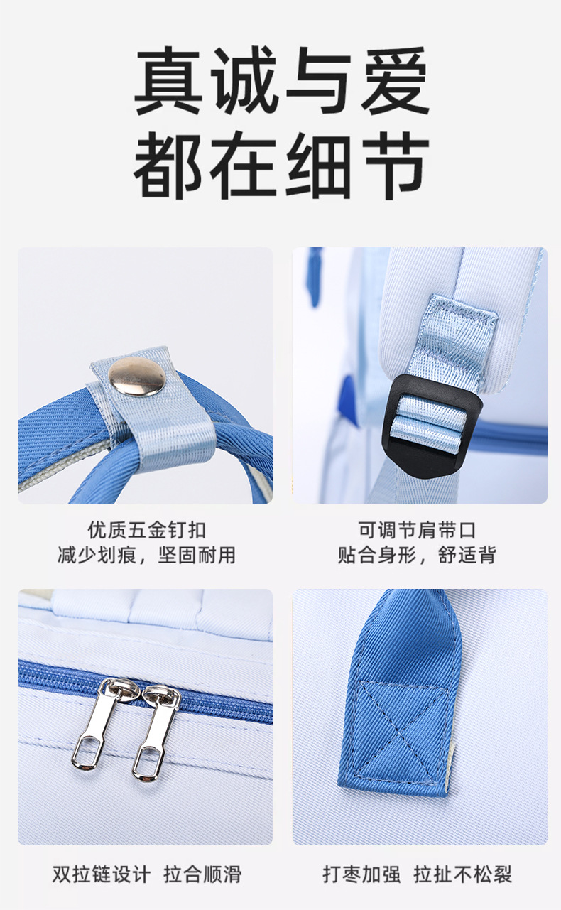 新款妈咪包多功能轻便百搭双肩包带娃外出大容量母婴包孕妈待产包详情14