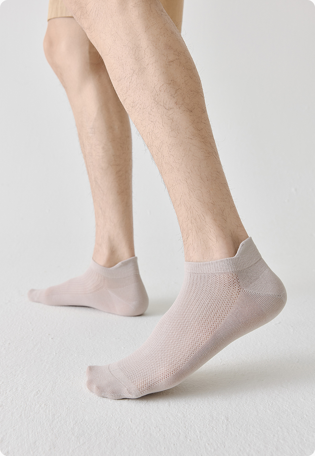 男士船袜纯棉春夏薄款网眼透气吸汗防臭短袜休闲运动全棉不掉跟详情8