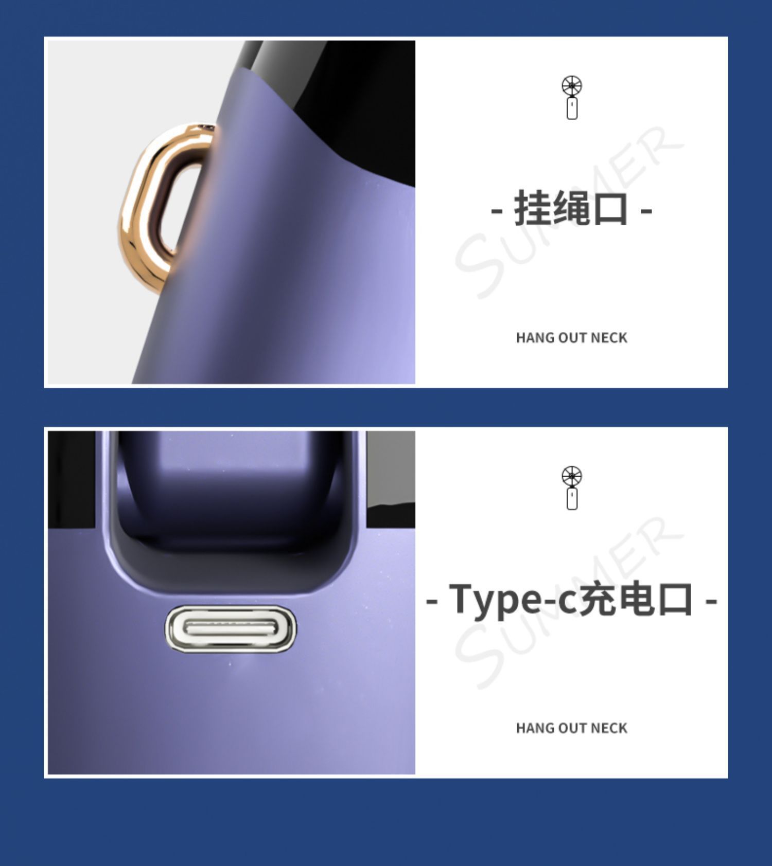 小折叠超静音风扇手持便携式桌上迷你小款随身办公室小型充电详情46