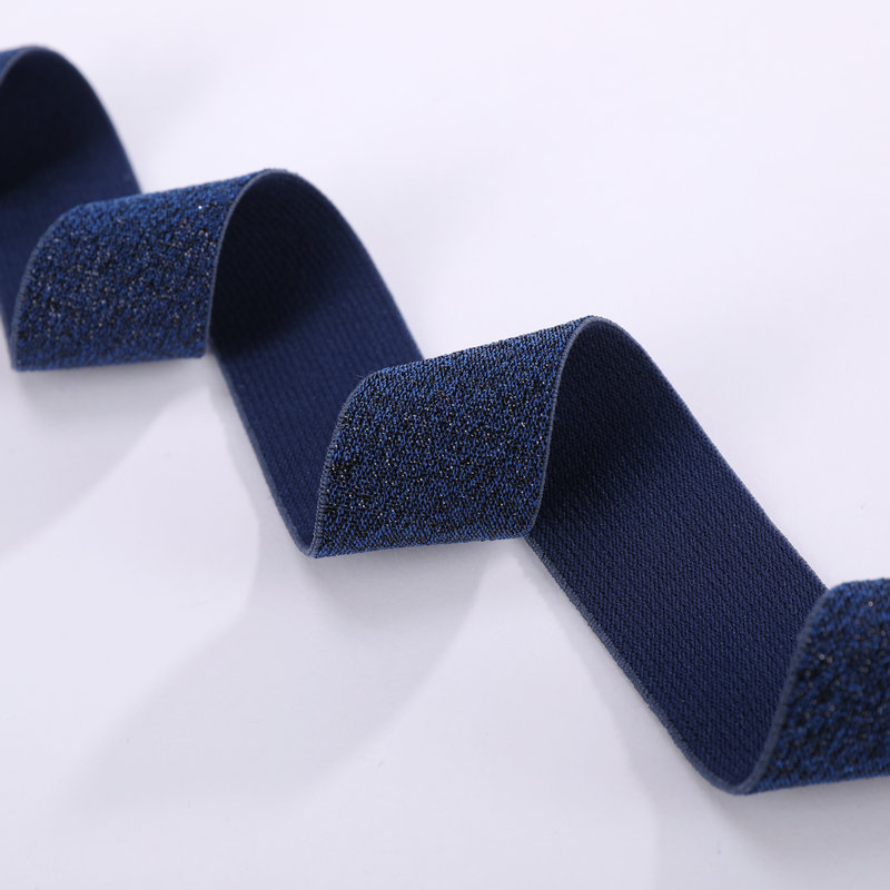 高密度金银丝松紧带金丝银丝扁宽皮筋橡筋装饰弹力松筋金色松紧厚详情12