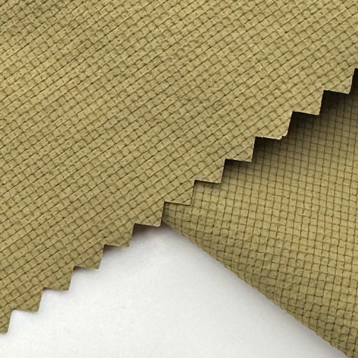 新品0.1cm格子泡泡布尼龙四面弹力轻薄户外服羽绒服裤子锦氨面料详情3