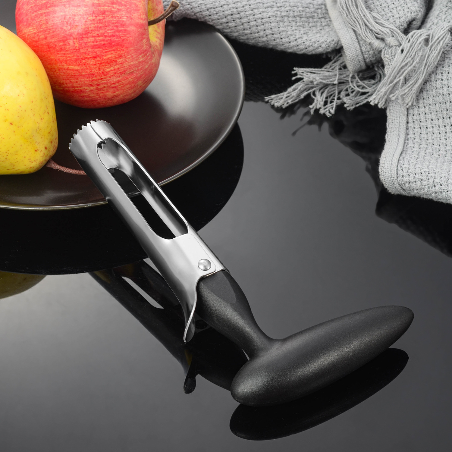 Cross-border new apple core remover in stock wholesale stainless steel multi-functional fruit core extractor kitchen small tools pic 6