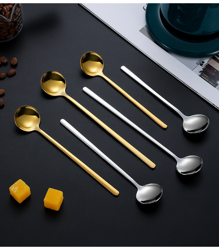 304不锈钢圆勺燕窝银耳勺子蜂蜜甜品婚礼伴手礼搅拌勺礼品咖啡勺详情13