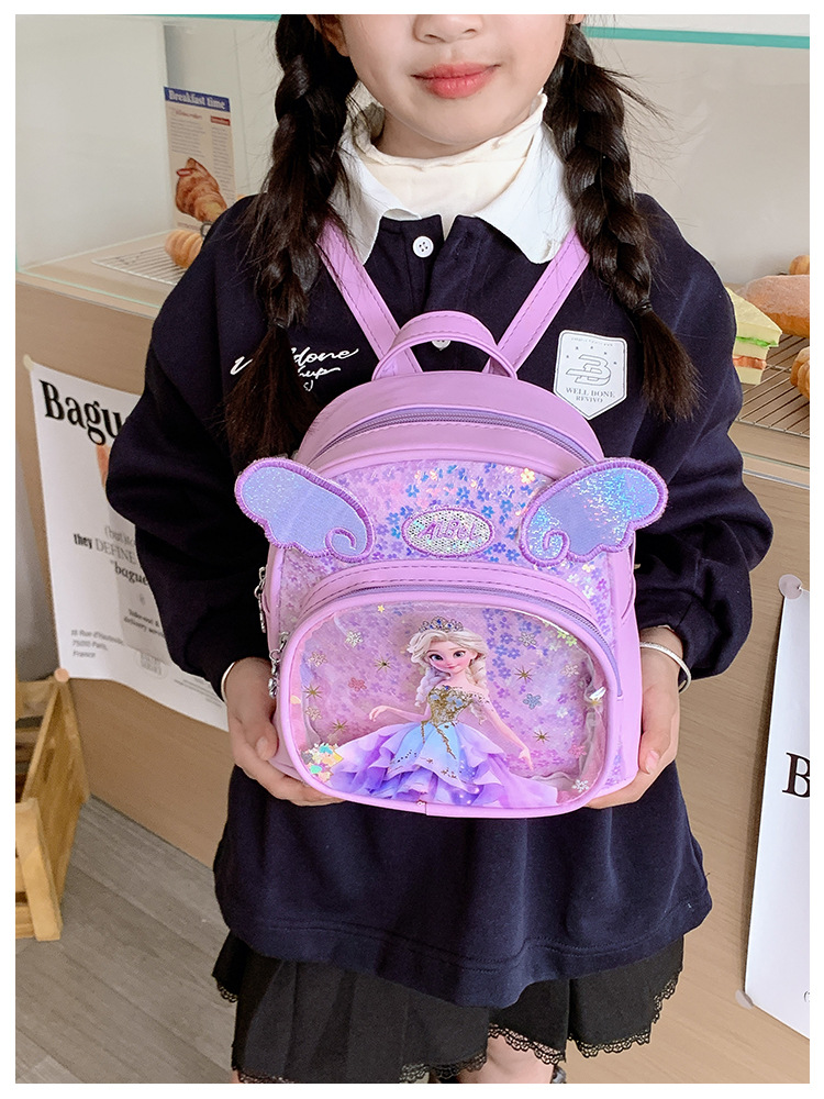 Мультяшные мультяшные мультяшные мультяшки с маленькими рюкзаками, сладкие крылышки, бигуди для мальчиков и девочек 2025 - й модели pic 11