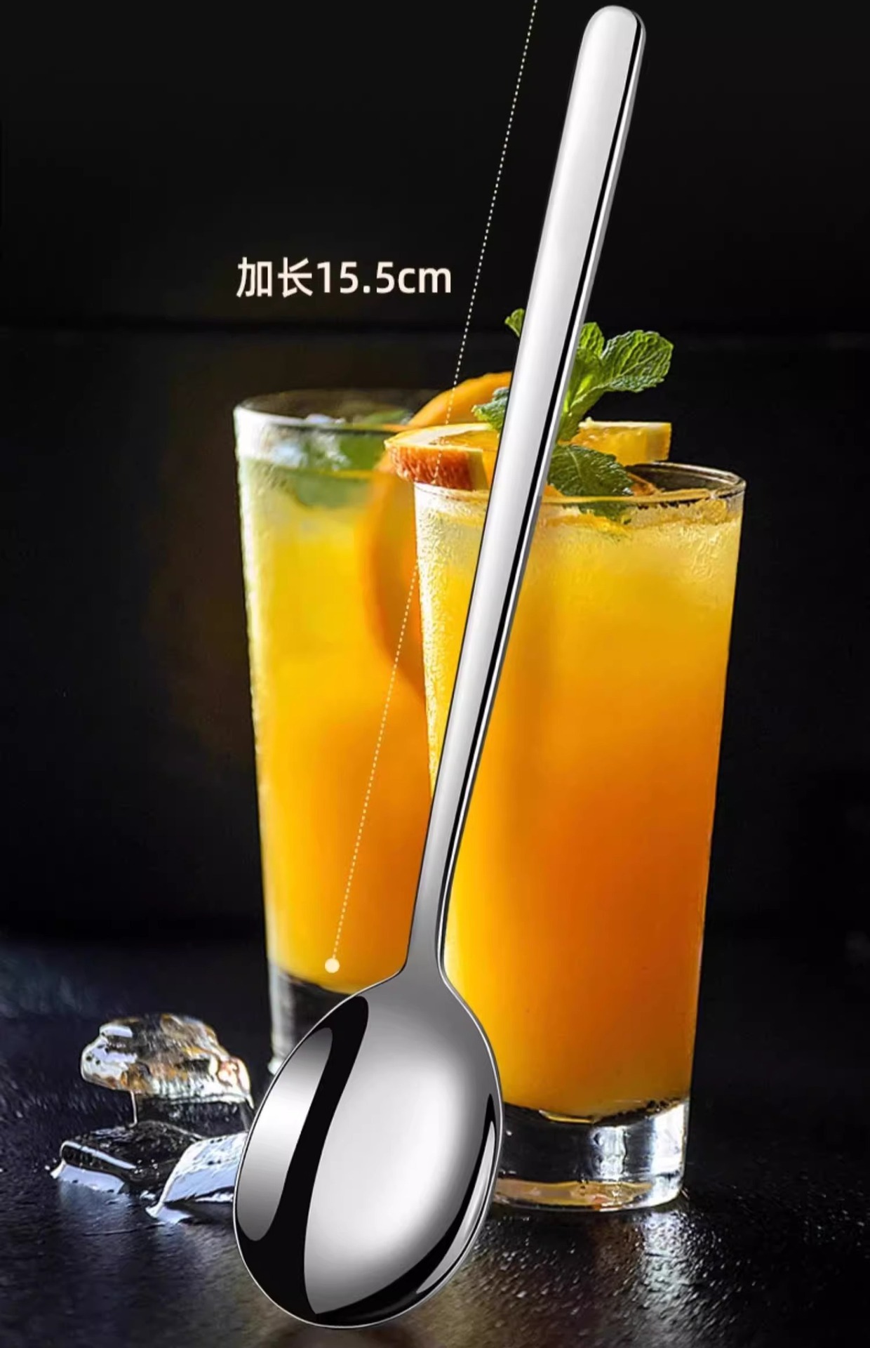 不锈钢勺子食品级316长柄家用成人人通用饭勺汤勺汤匙小调羹批发详情5