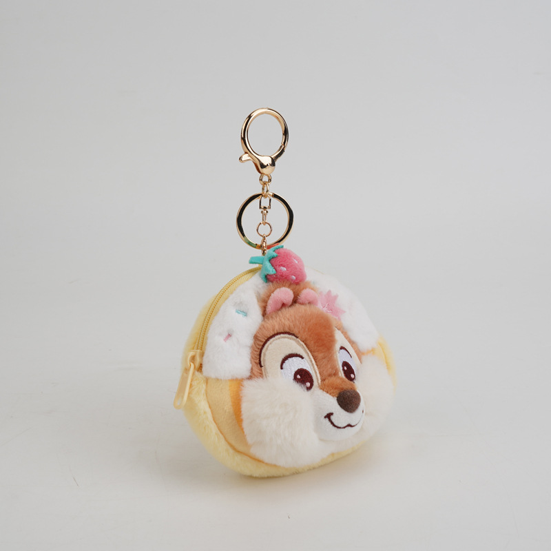 正版迪士尼挂件史迪奇公仔玩偶草莓熊毛绒玩具朱迪尼克书包挂饰女详情28