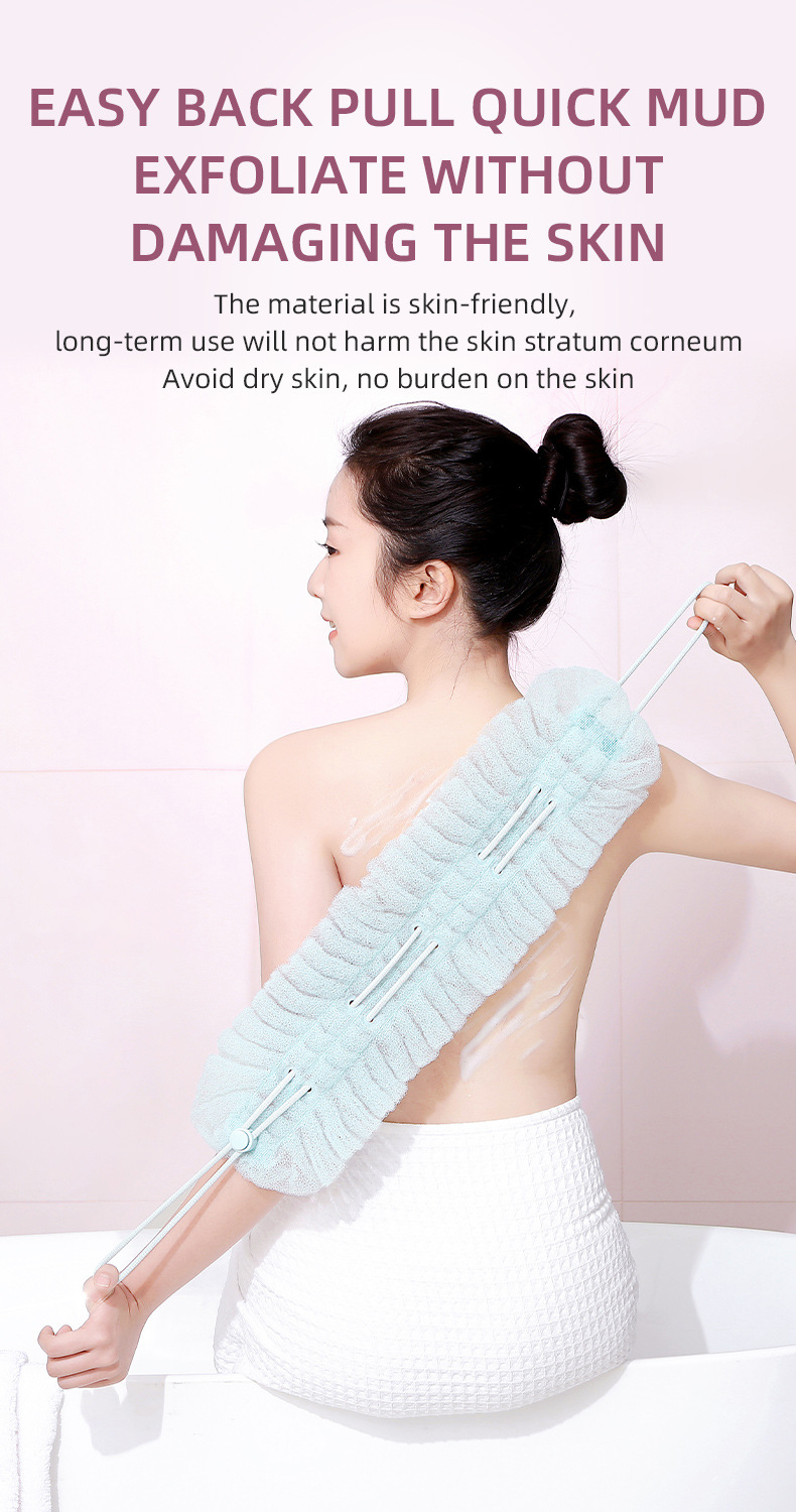 Stretch bath ball; back scrubber; two-in-one washcloth.详情11