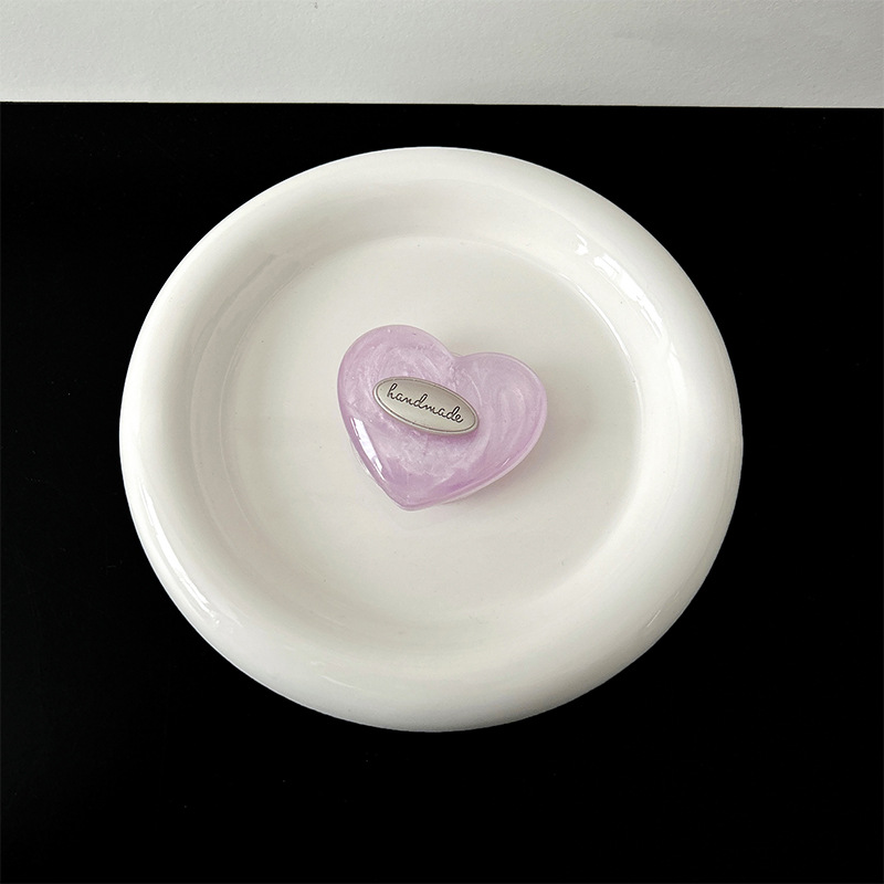 Colorful heart-shaped phone airbag stand, English light luxury ins style, high-end magnetic back sticker, desktop TV watching stand pic 16