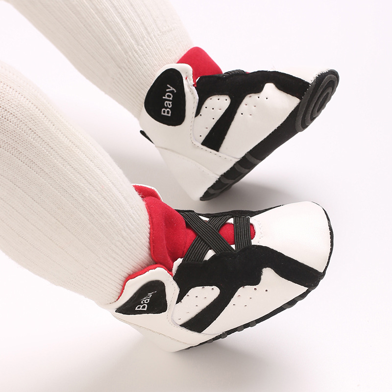 高帮婴儿鞋春秋0-1岁宝宝PU软底婴幼儿运动鞋详情27