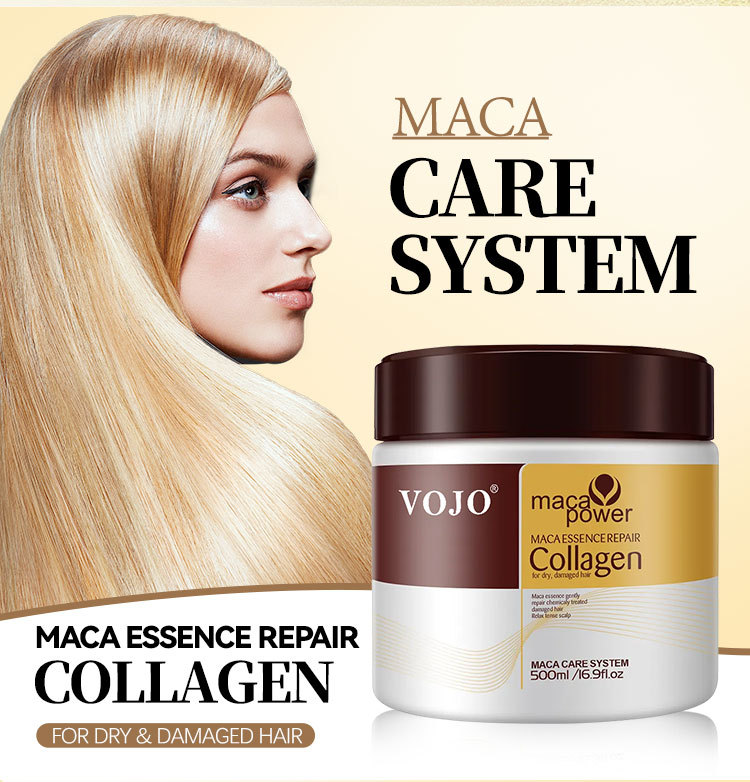 VOJO Cross-border Hair Mask Nourishing and repairing Hair care processed hair mask is a hot-selling hair care collagen product on Amazon for export pic 3