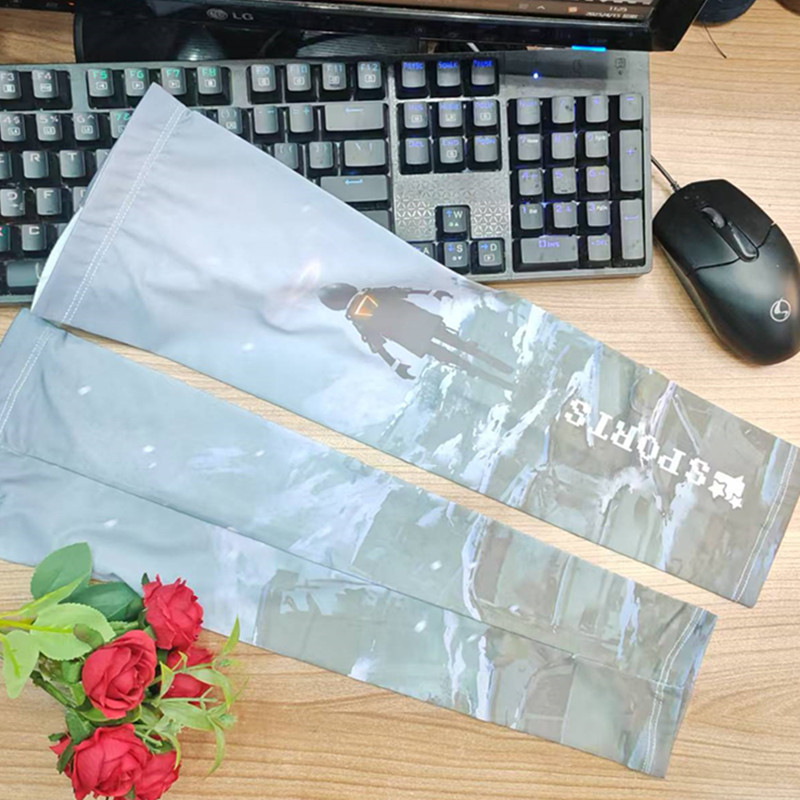 Sun-protective gloves, sleeves, ice sleeves, UV-resistant face towel sets, suitable for outdoor fishing, cycling, camping, elastic quick-drying for both men and women pic 32