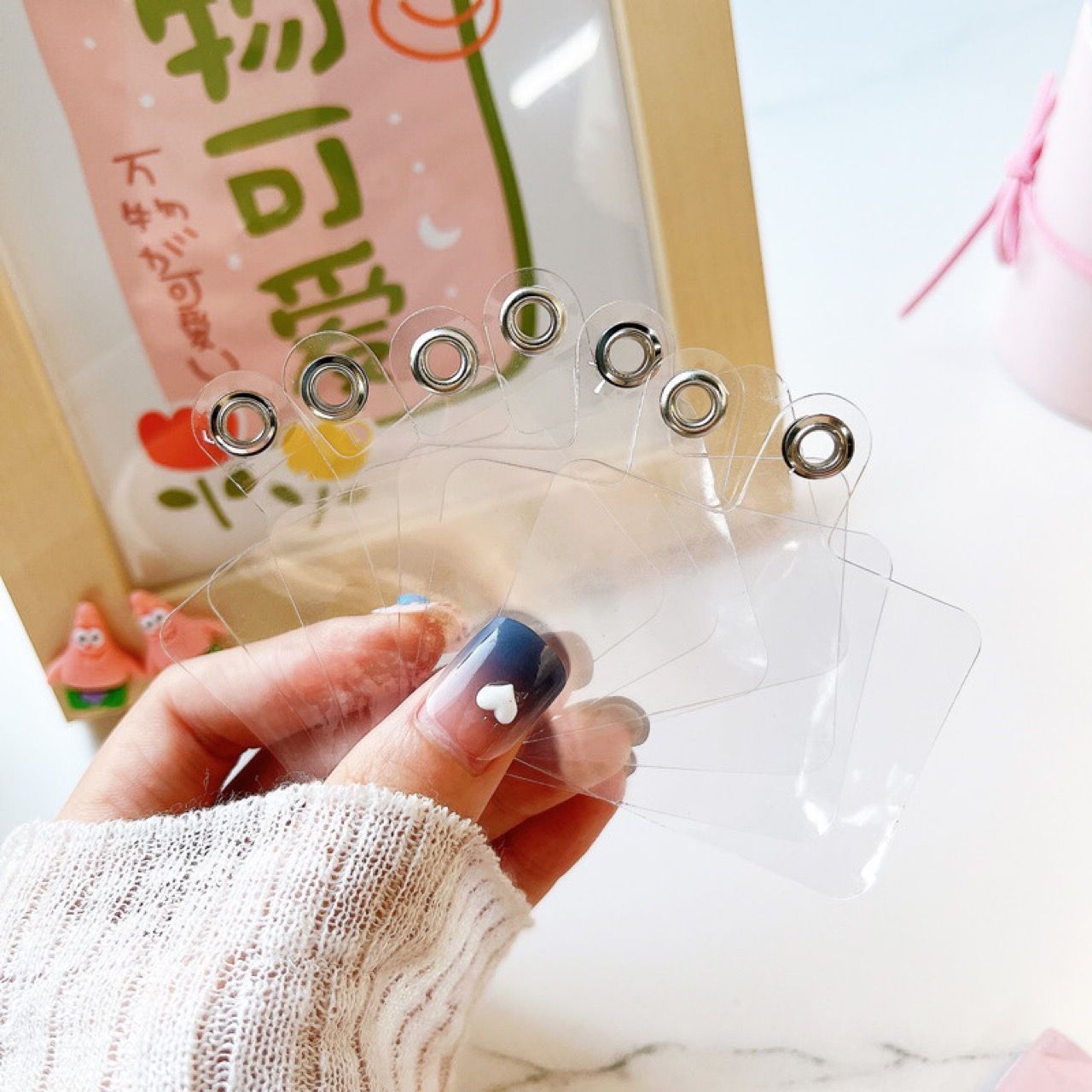 创意小清新糖果色镀彩串珠钥匙扣DIY公仔装饰挂件手机壳挂件挂饰详情14