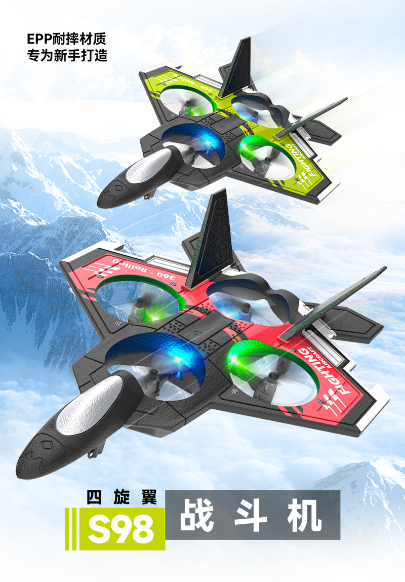 ABS plastic remote-controlled aircraft, remote-controlled fighter jets, high-quality quadcopters, foam drones pic 33