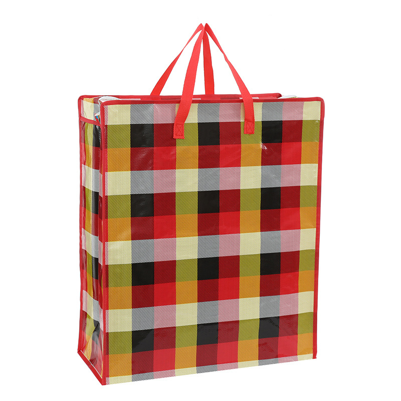 厂家批发衣物收纳袋防水防潮编织袋家用棉被衣服收纳手提打包袋详情18