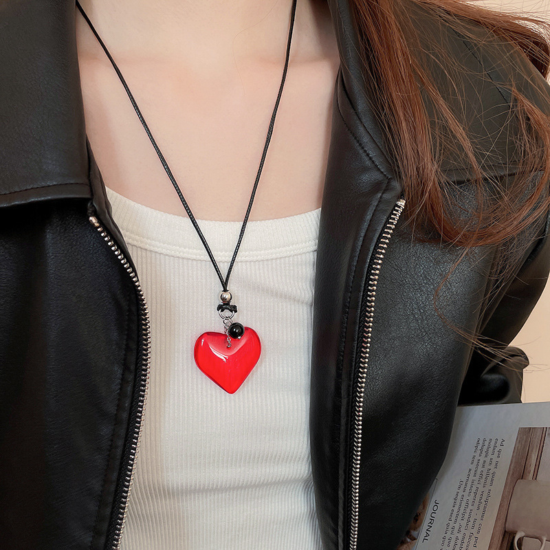 Maillard retro necklace for women, a new and niche Korean-style sweater chain, a fashionable autumn and winter versatile and high-end necklace for wholesale pic 46