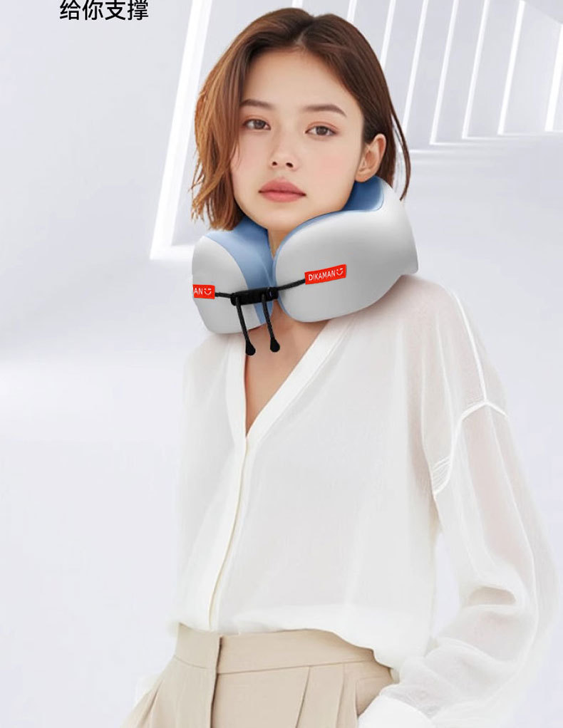 Wholesale of universal portable neck pillows, airplane sleeping pillows, memory foam U-shaped pillows, travel cervical neck cushions pic 3