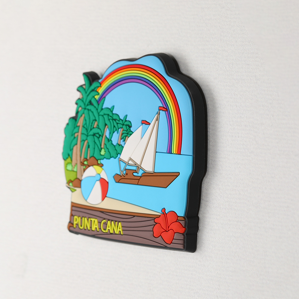 PVC soft rubber refrigerator stickers, tourist attraction souvenirs, three-dimensional refrigerator decoration pic 7