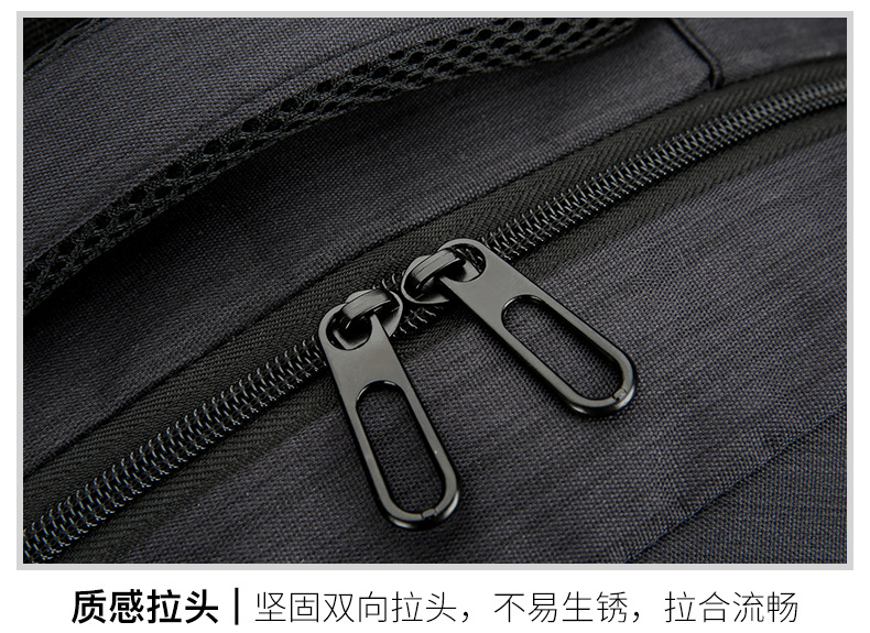 Customized cross-border business backpacks, large-capacity computer backpacks wholesale, usb multi-functional water-resistant backpacks pic 22