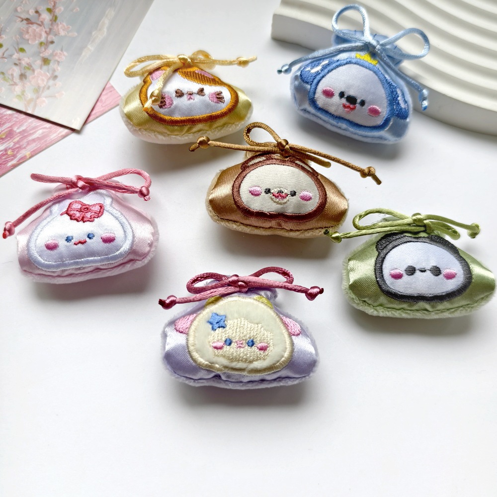 National trend style fabric cotton-filled lucky bag decoration accessories, girlish Hanfu accessories, brooches, headwear, DIY clothing accessories pic 14
