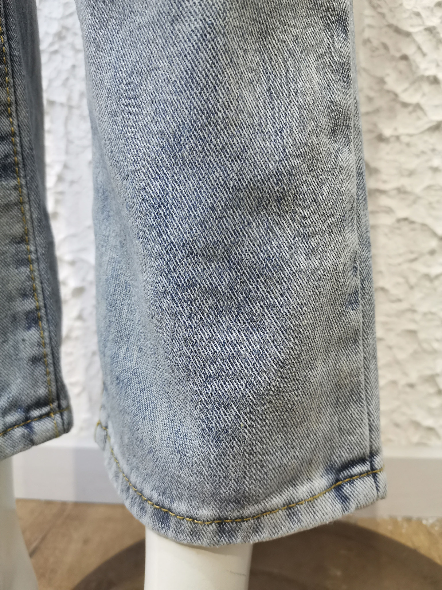 Cross-border trade Amazon 2022 Autumn/Winter new streetwear trendsetter Ripped, slimming denim pants for women pic 16