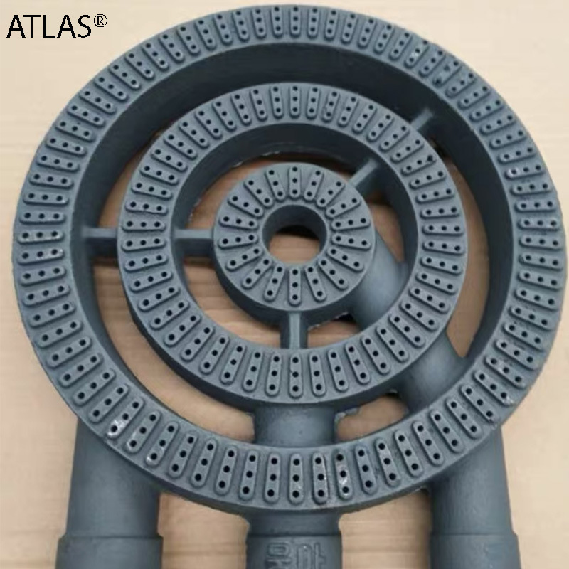 Cast iron gas stove, high-quality four-head multi-hole flame distributor, outdoor fierce stove core, stove ring accessories, stove head pic 2