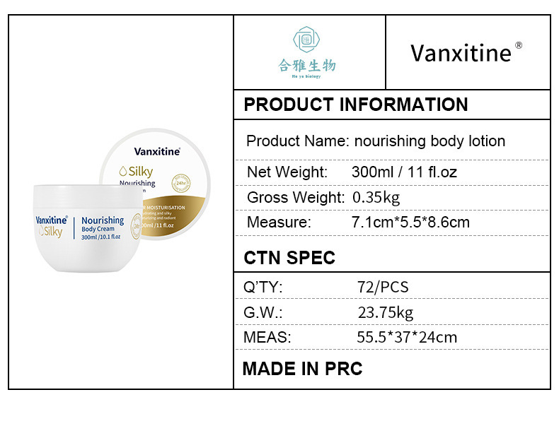 Cross-border Body lotion large white bowl Body lotion Moisturizing Dry Skin Moisturizing Fragrance Moisturizing Cream 300ml export pic 5