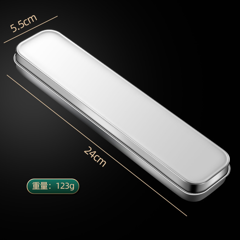 316不锈钢筷子勺子套装小学生儿童餐具盒收纳盒单人装便携式户外详情10