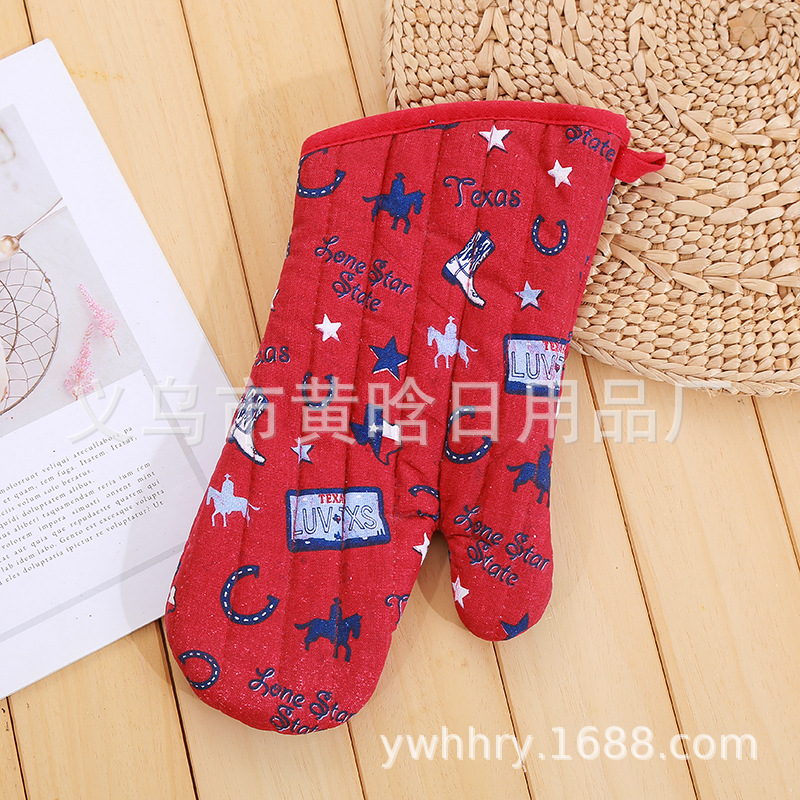 【持嘉】双面印花加厚毛巾内里加大加厚烤箱烘焙厨房微波炉防热详情3