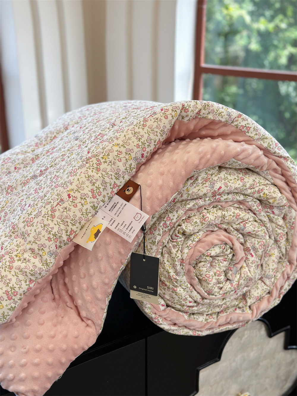 13372 All-cotton cartoon small floral print spring and autumn quilt soothing, bean quilt warm and fleece winter quilt core pic 54