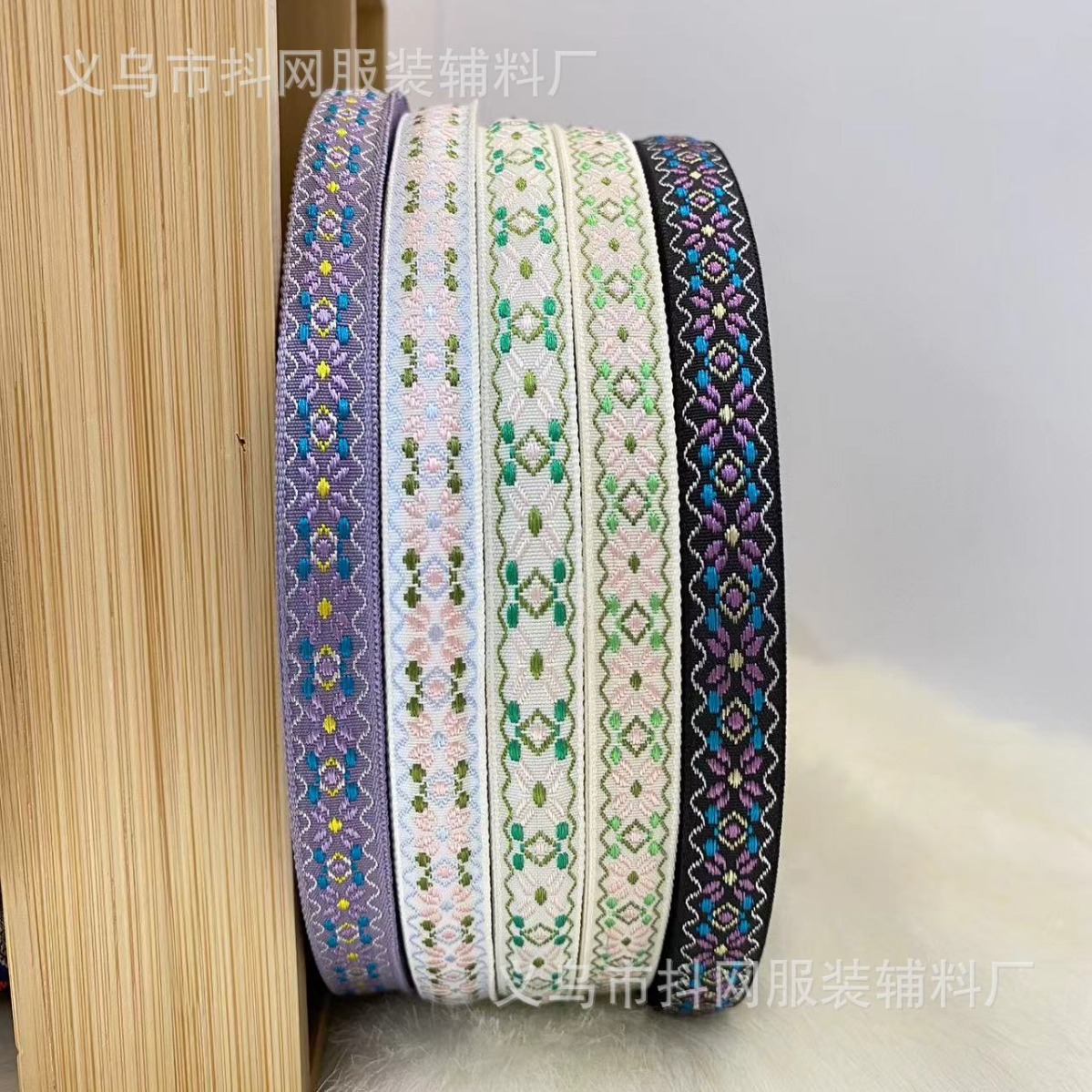1.2cm-1.3cm ретро-классическая национальная классическая атласная атласная одежда, китайский аксессуар танг, банты ручной работы pic 7